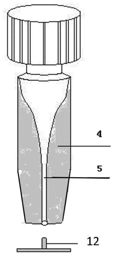 A high-efficiency concentrated liquid-liquid microextraction device and method for seamless chromatographic analysis