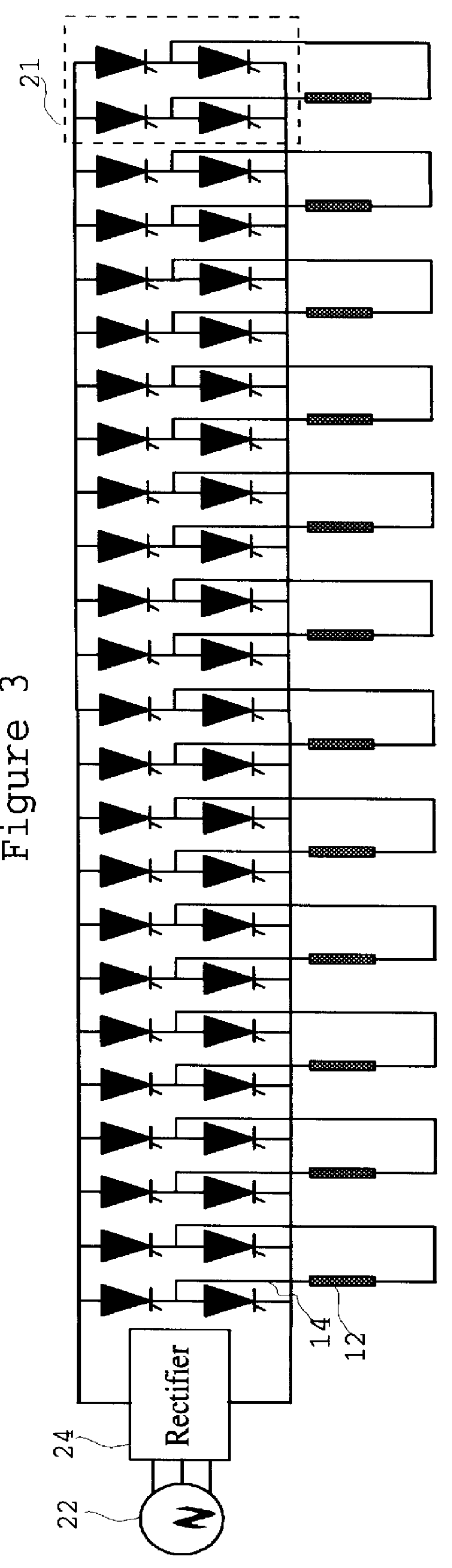 Polyphase induction electrical rotating machine