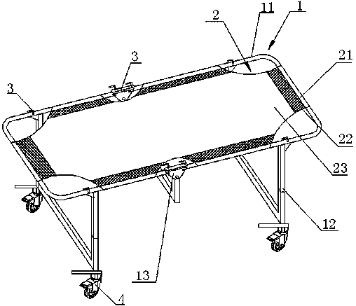 Folding bed