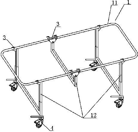 Folding bed