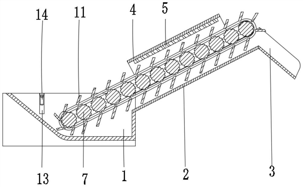 Rear-end material falling device of plasma cutting machine