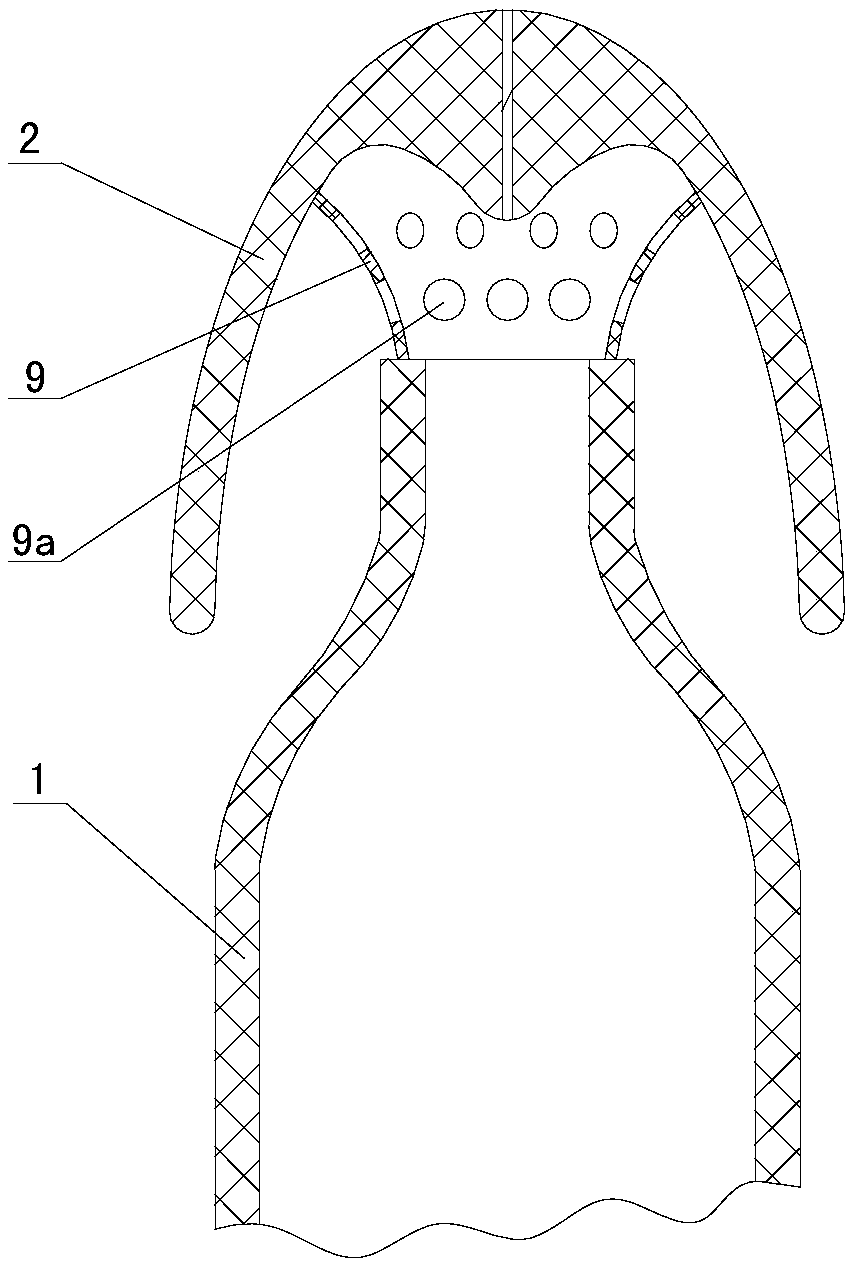 Liquid diverter with reversible flow direction