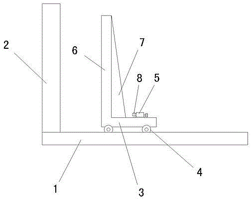 Automatic clamping type bookshelf