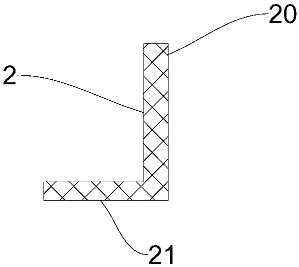 Installation structure of composite natural stone material panel and composite natural stone material wall surface system