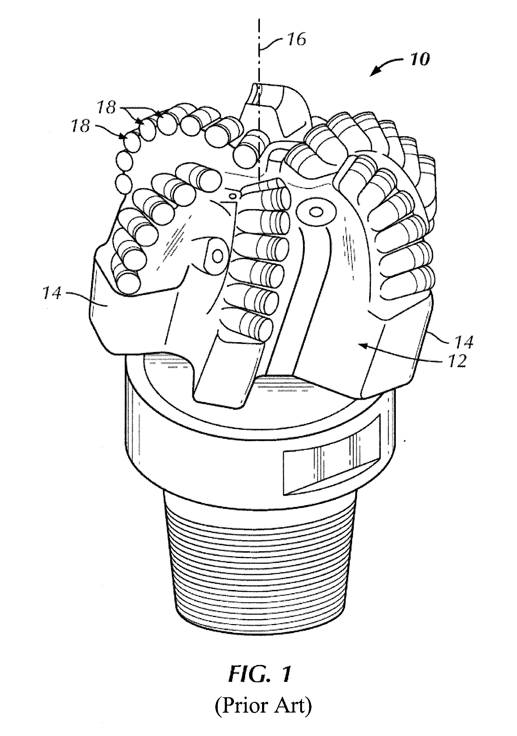 Composite cutter substrate to mitigate residual stress