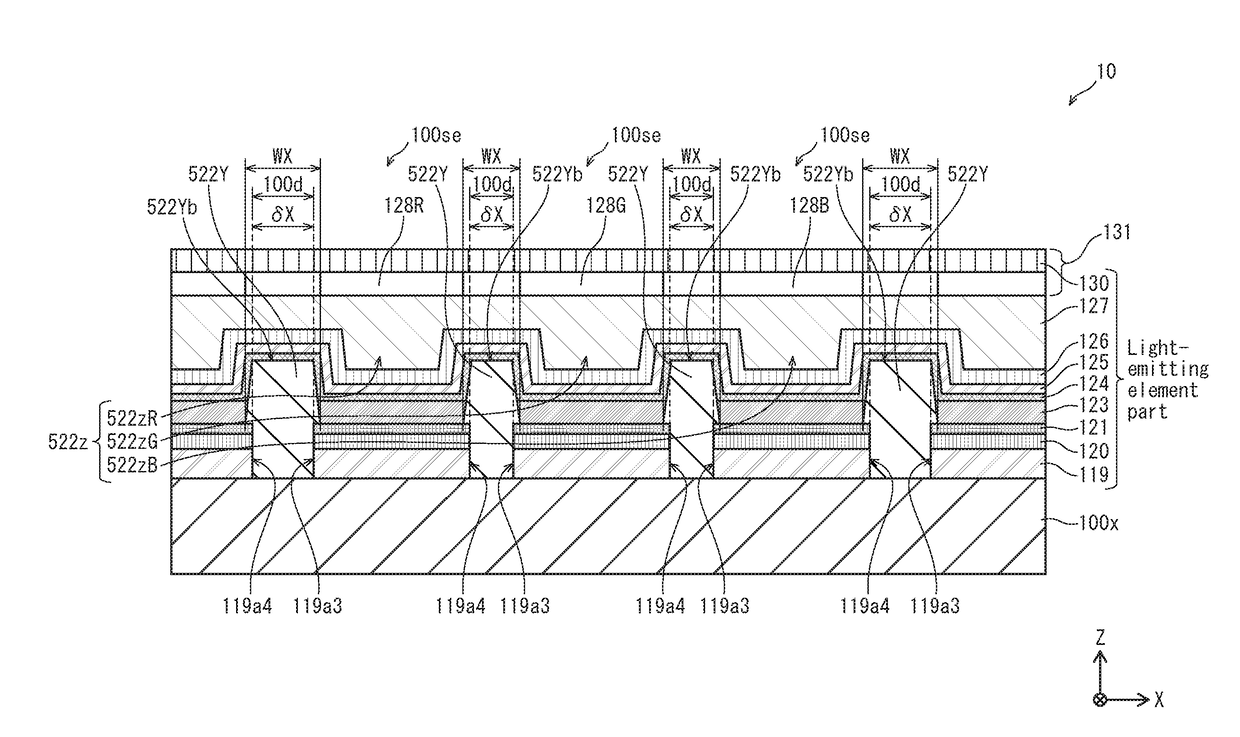 Organic el display panel and method of manufacturing organic el display panel