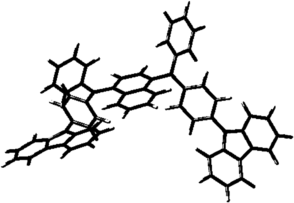 Symmetrically-substituted aromatic amine compound and application in OLED device