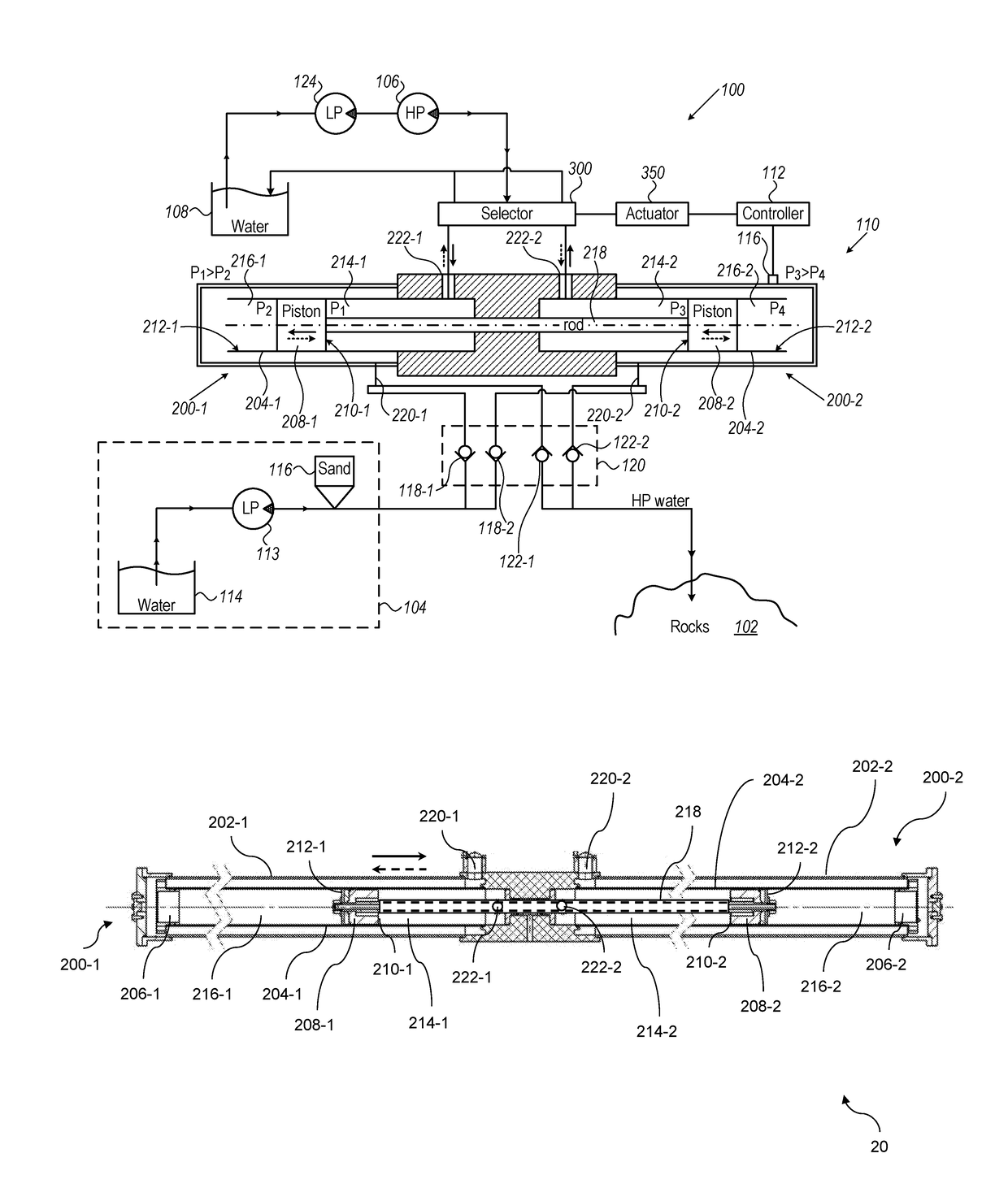 System and method for pumping a particle-laden fluid, such as pressurized fracking fluid