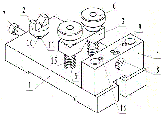 Adjustable shaft part drilling jig