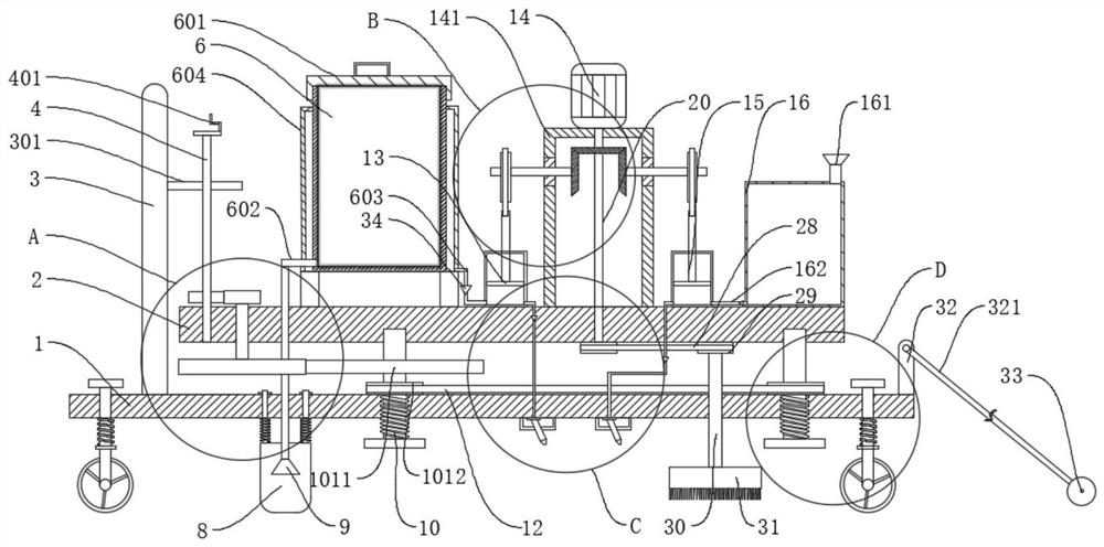 Road and bridge scribing device