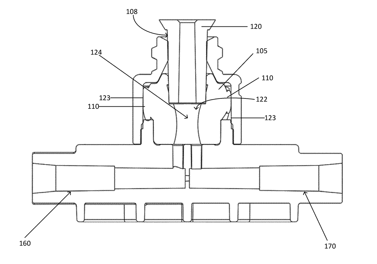 Sampling Port for Hemodynamic Monitoring Systems