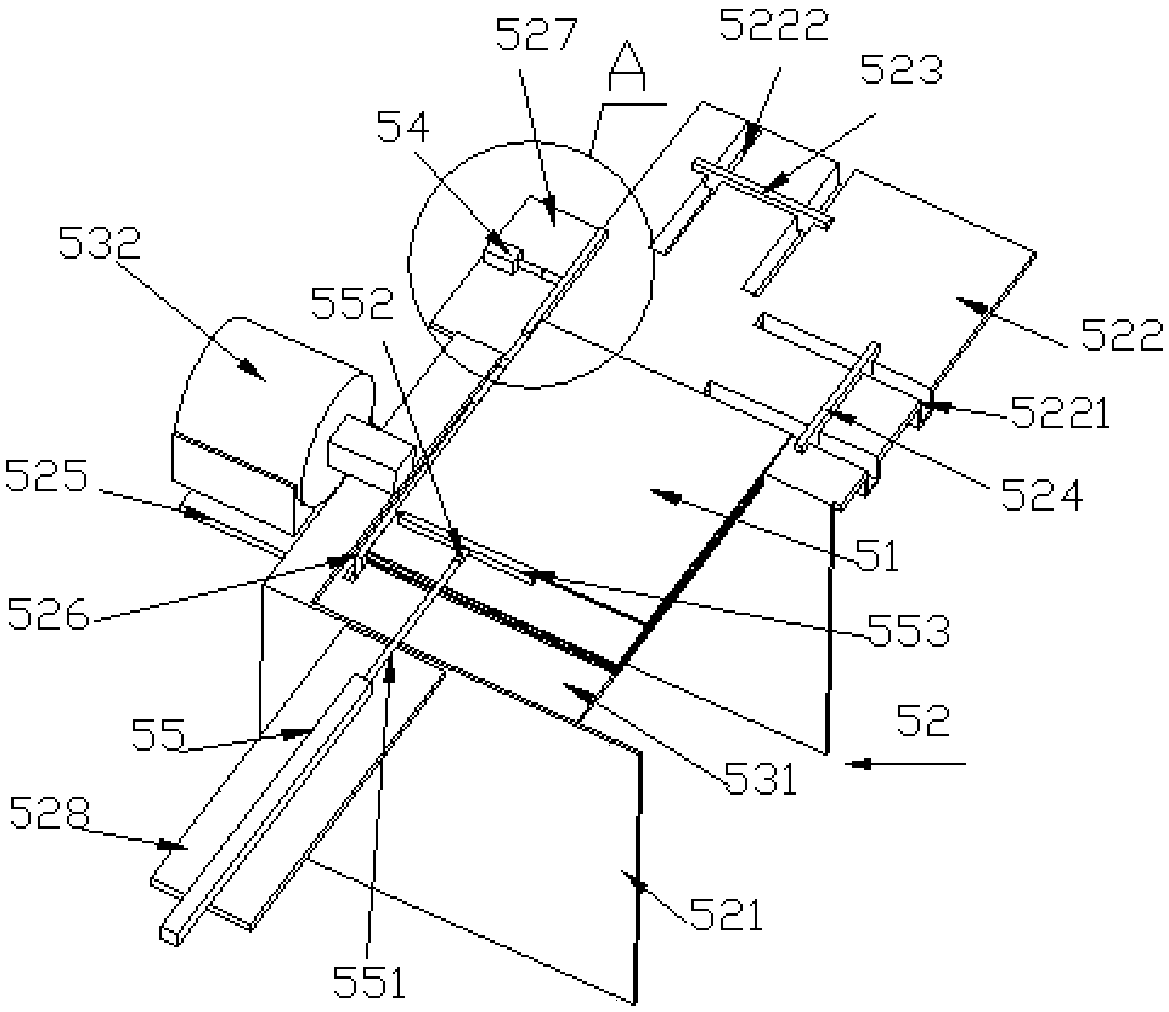 Floor tile gluing device with tile supply and cleaning functions