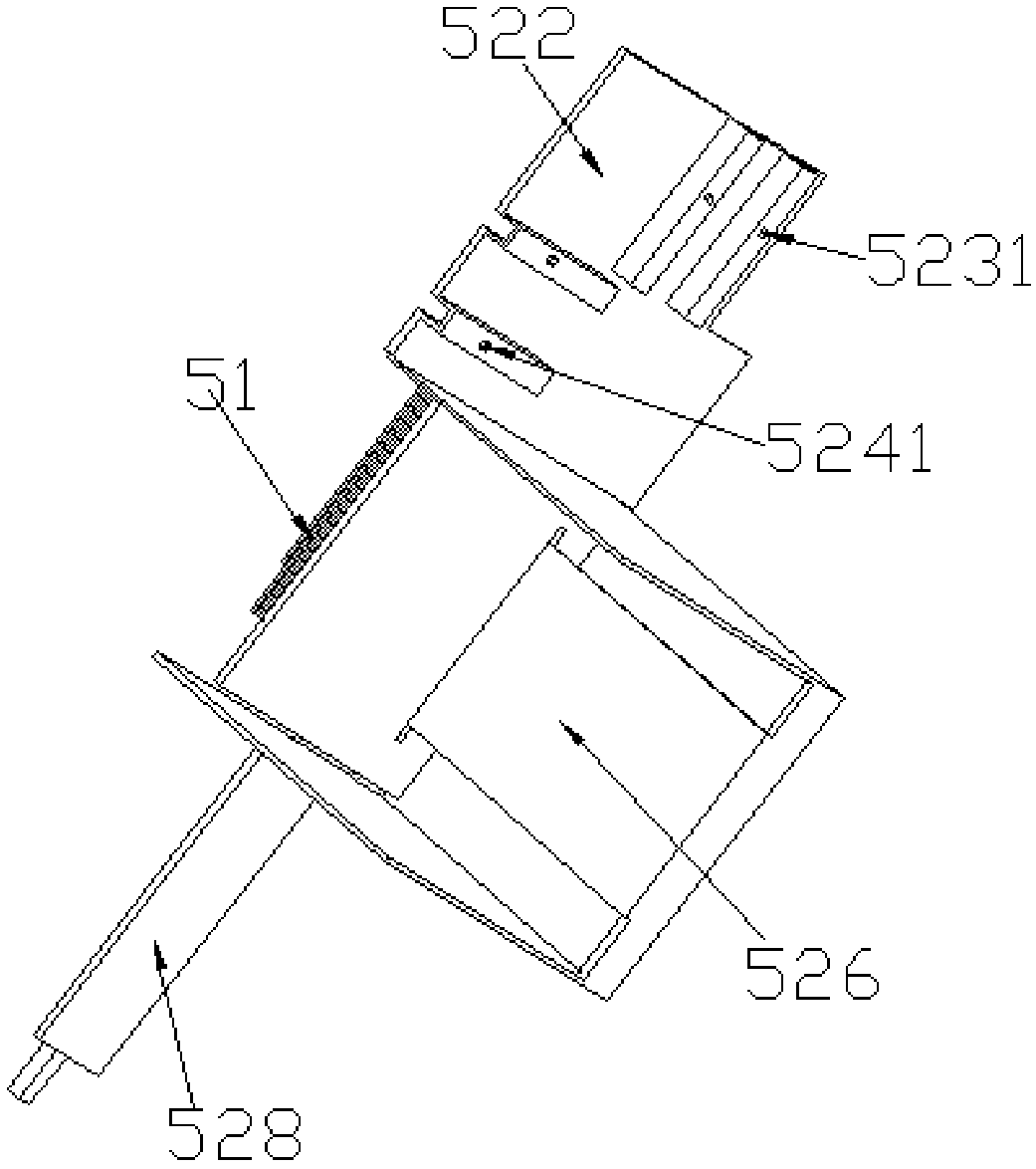 Floor tile gluing device with tile supply and cleaning functions