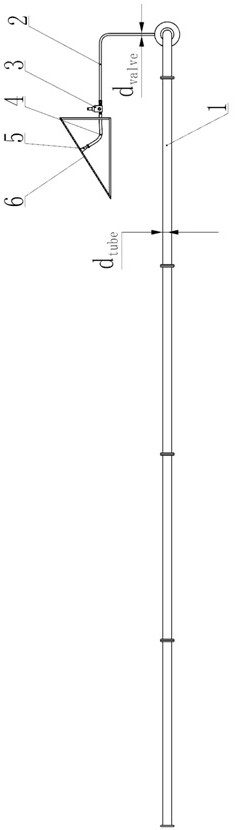 A transient jet test device for pulse wind tunnel