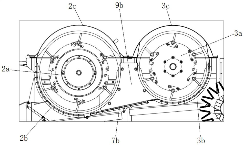 Adjustable concave plate screen structure and combine harvester