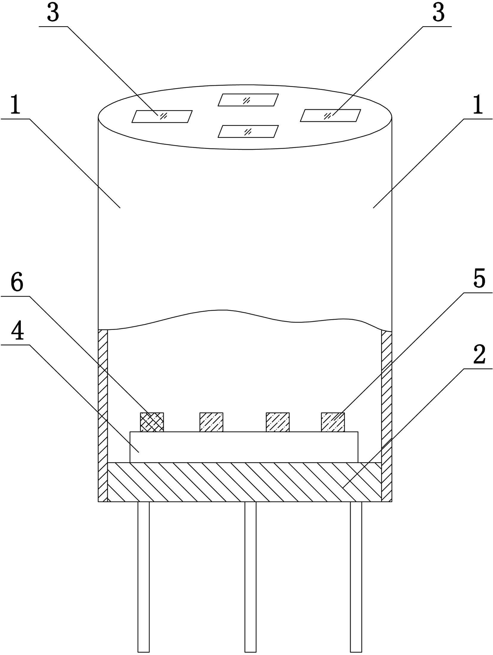 Full-scale range infrared gas detector and measuring method thereof