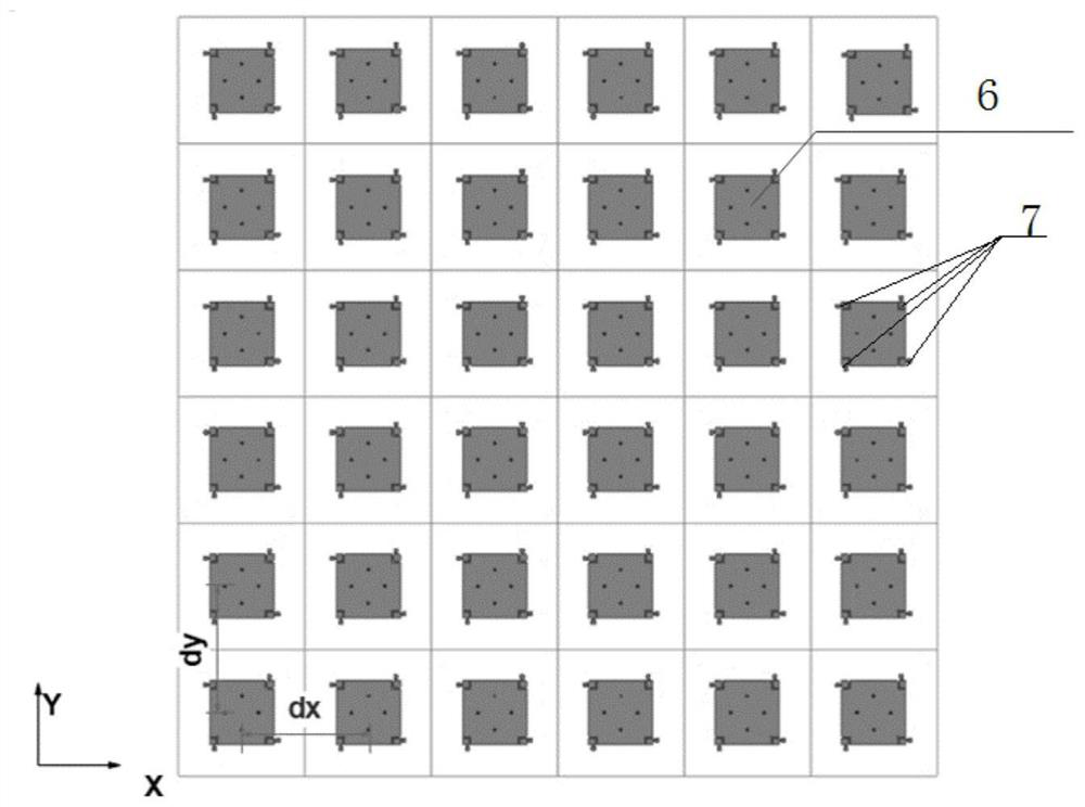 A low rcs phased array antenna and rcs reduction method