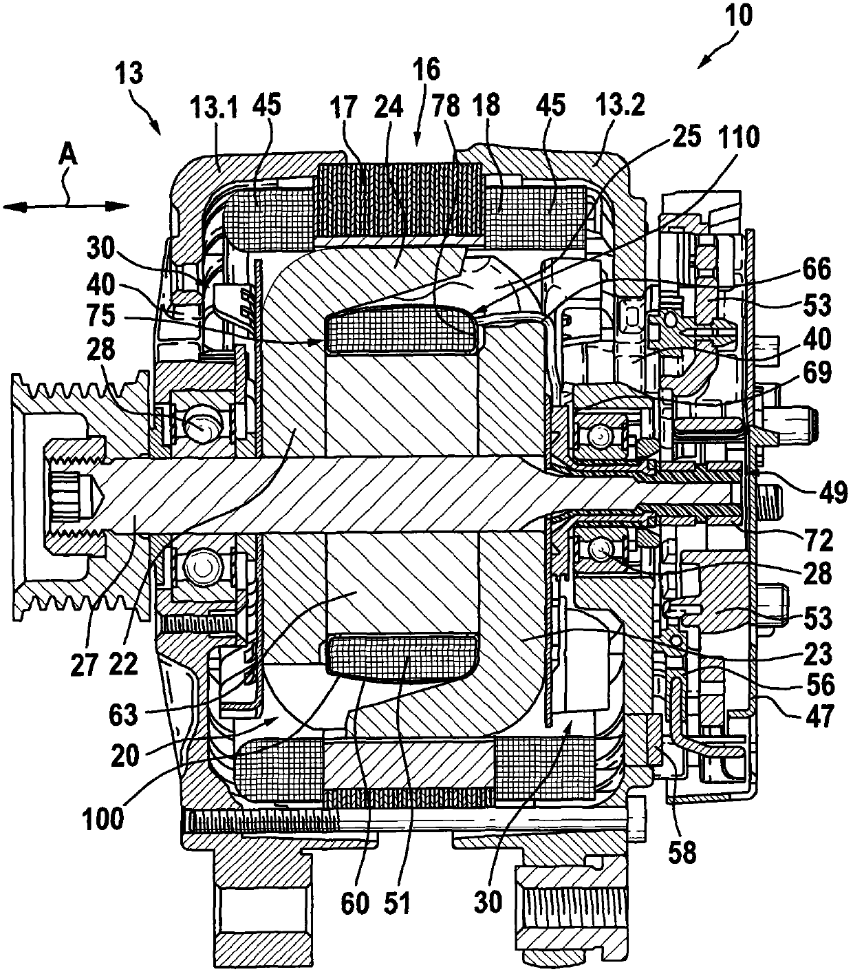 Electric machine and method for manufacturing electric machine