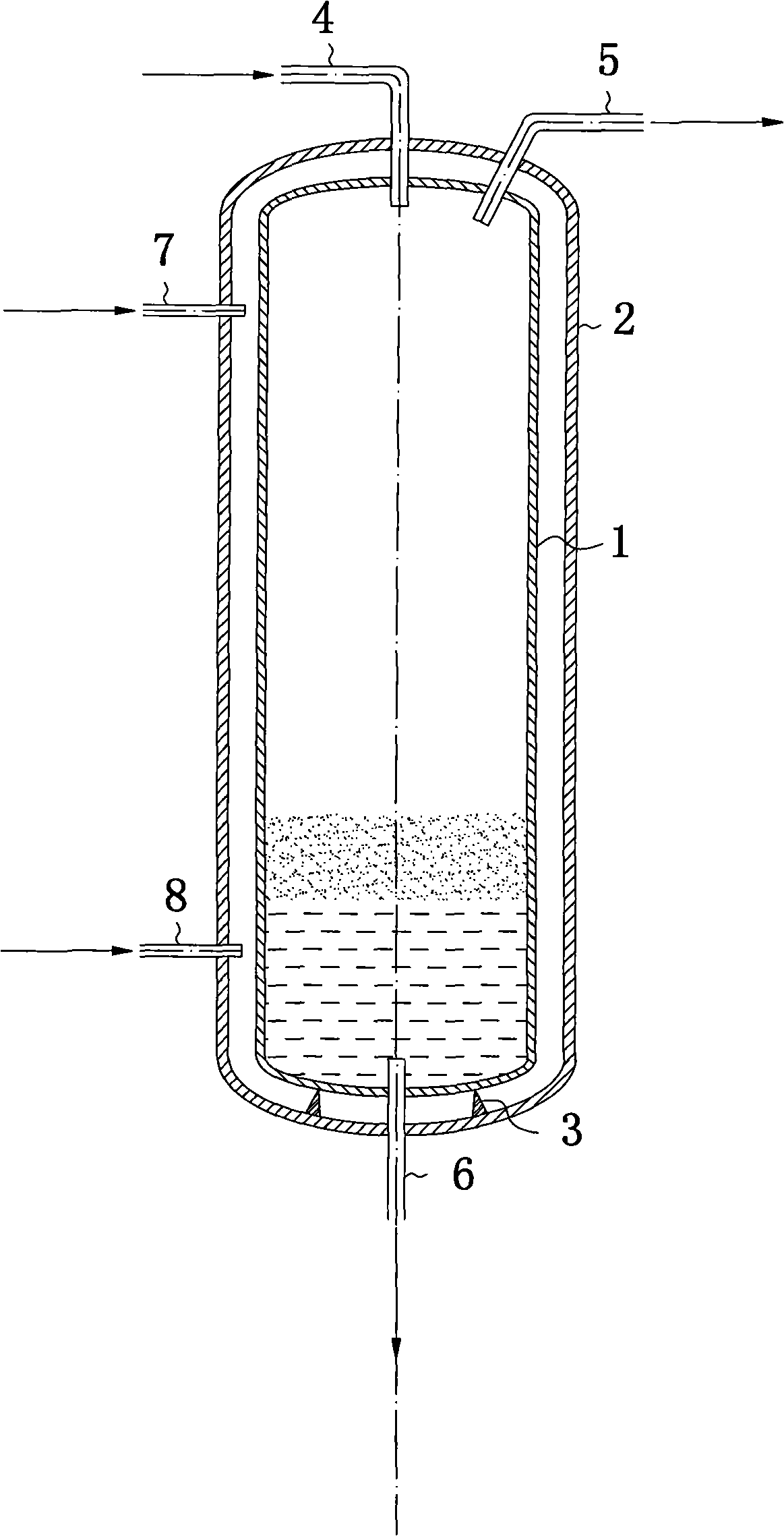 Reactor for treating supercritical water of waste organism