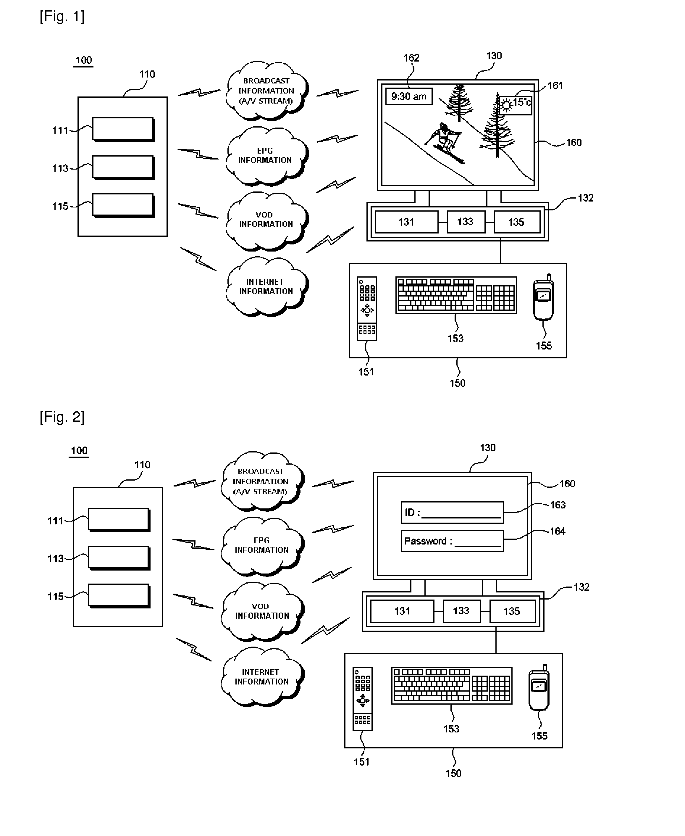 Digital broadcast widget system