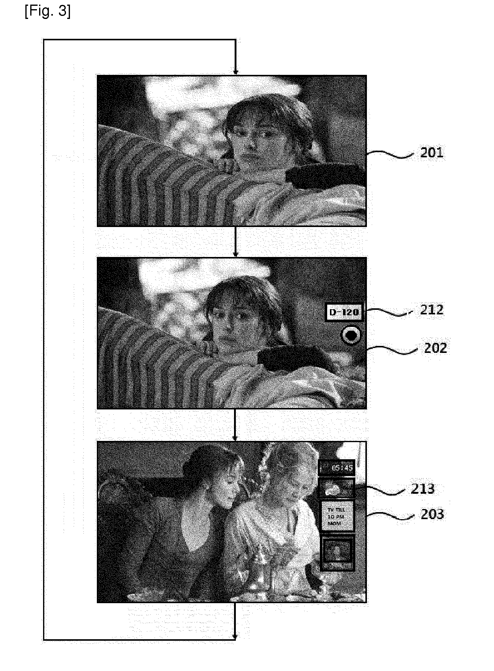 Digital broadcast widget system