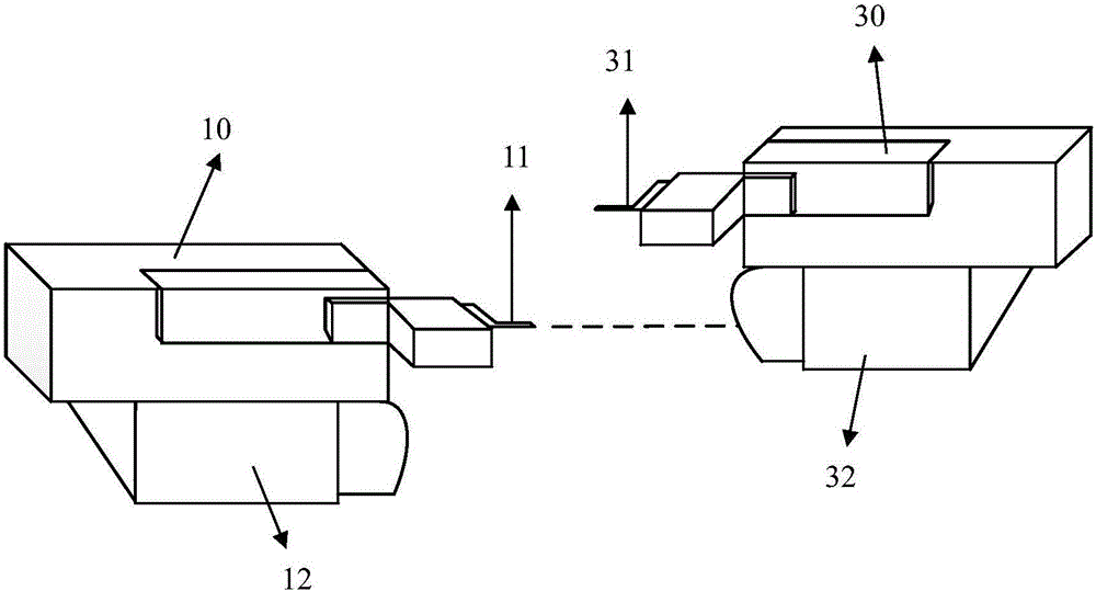 Flying needle test machine correction method