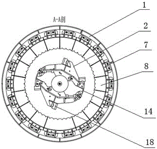 Novel compound impact type gravel crusher