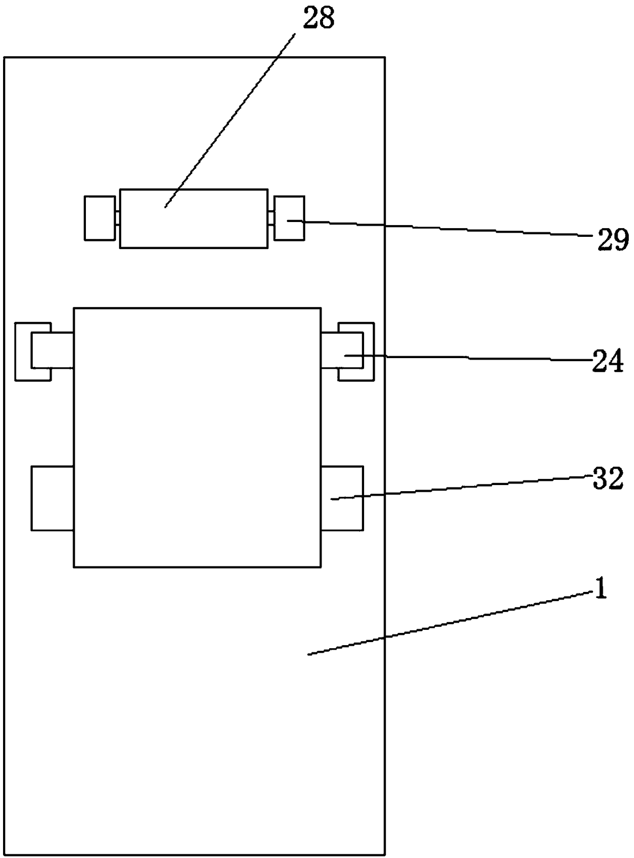 A cell laminating machine and a diaphragm clamping mechanism of a lithium battery