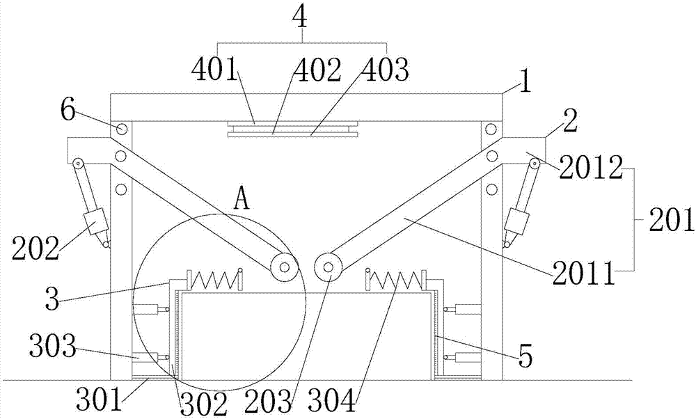 Paper pressing device for printing machine