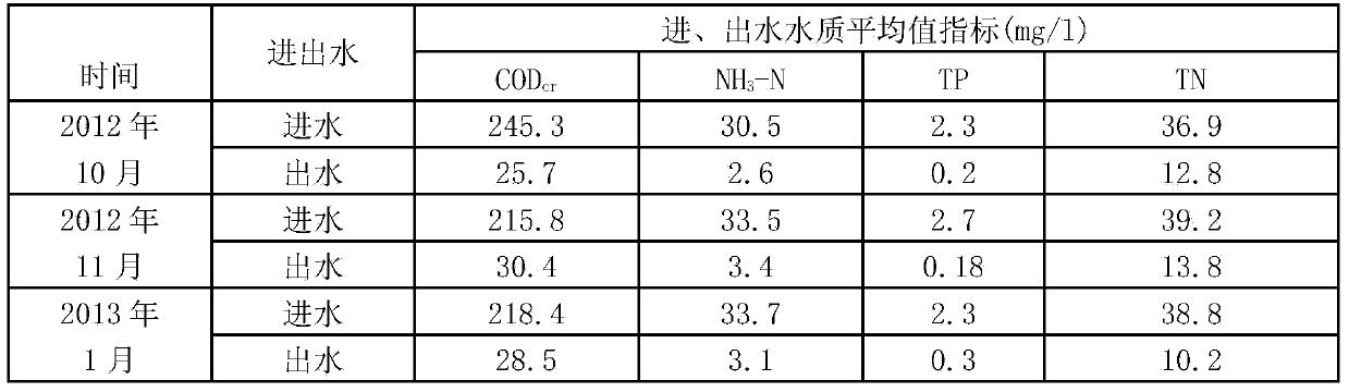 Nitrogen and phosphorus removal method for biological sewage treatment