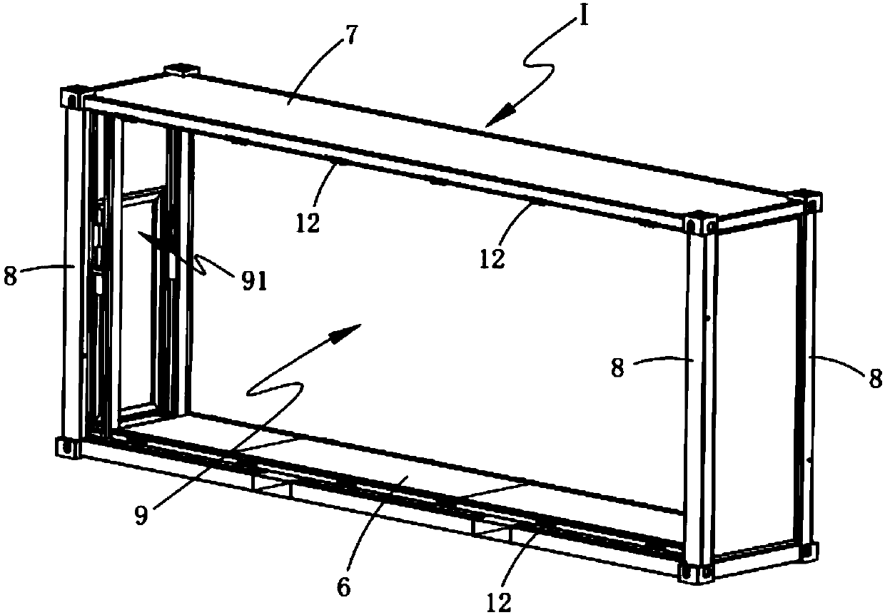 A method for unfolding and folding a container-type foldable composite house