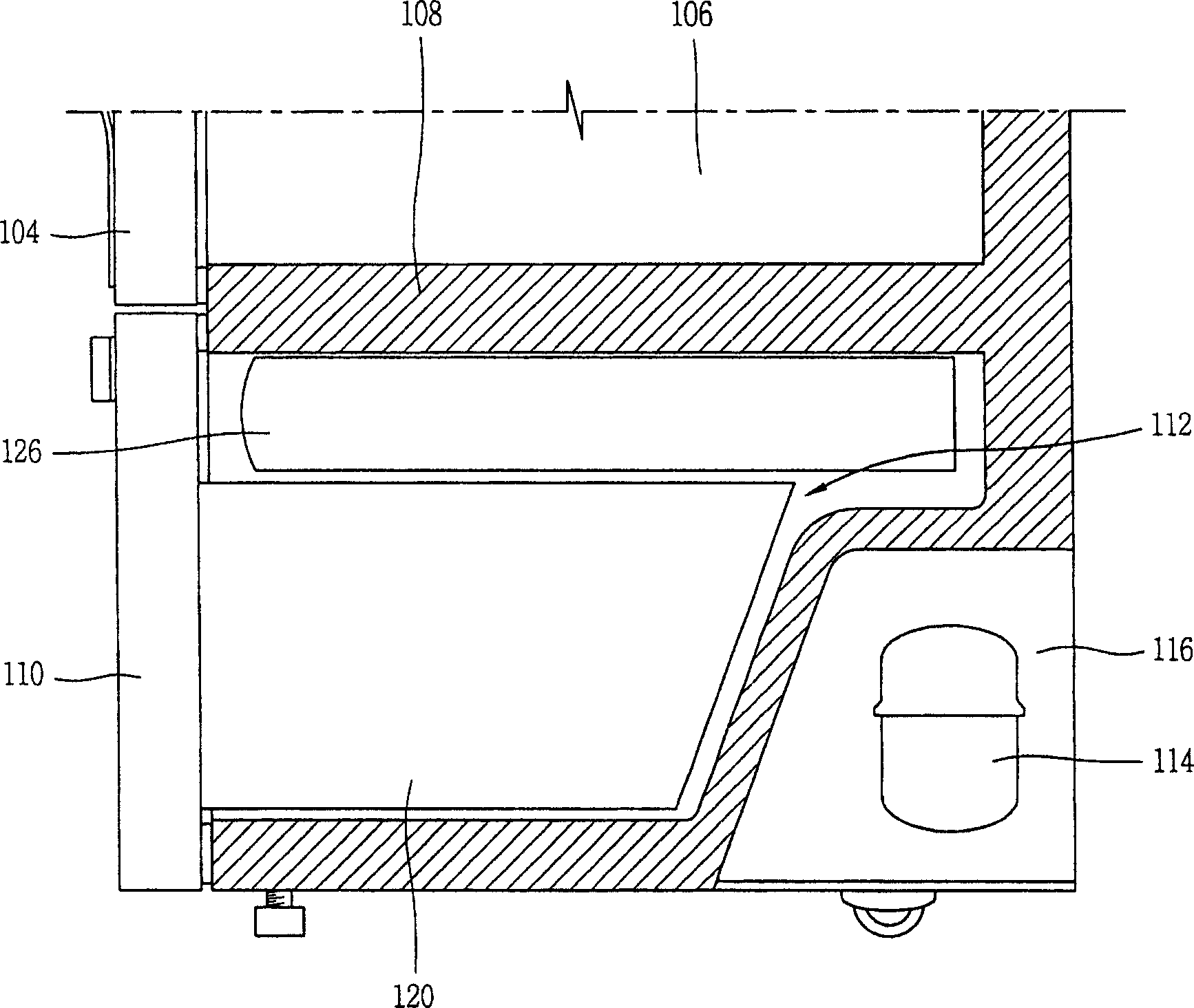 Bottom drawer type refrigerator having basket lift device