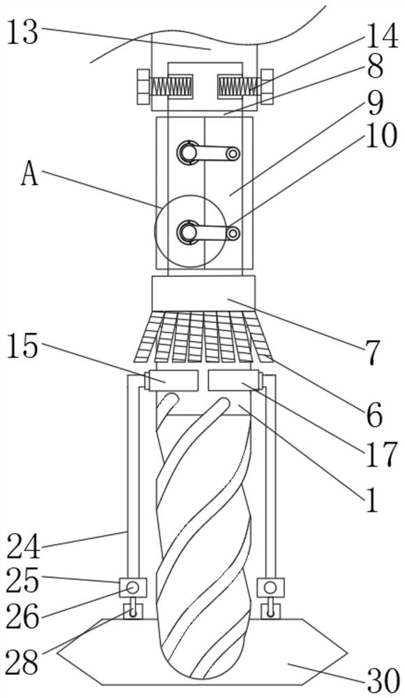 Dual-purpose five-blade double-fillet curved surface milling cutter with curved surface capable of being machined at end