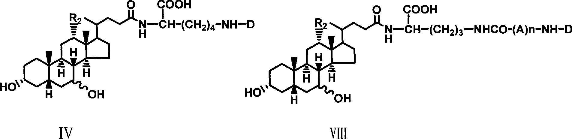 Novel coupling compound of bile acid and anti-hepatitis virus medicament and medical use thereof