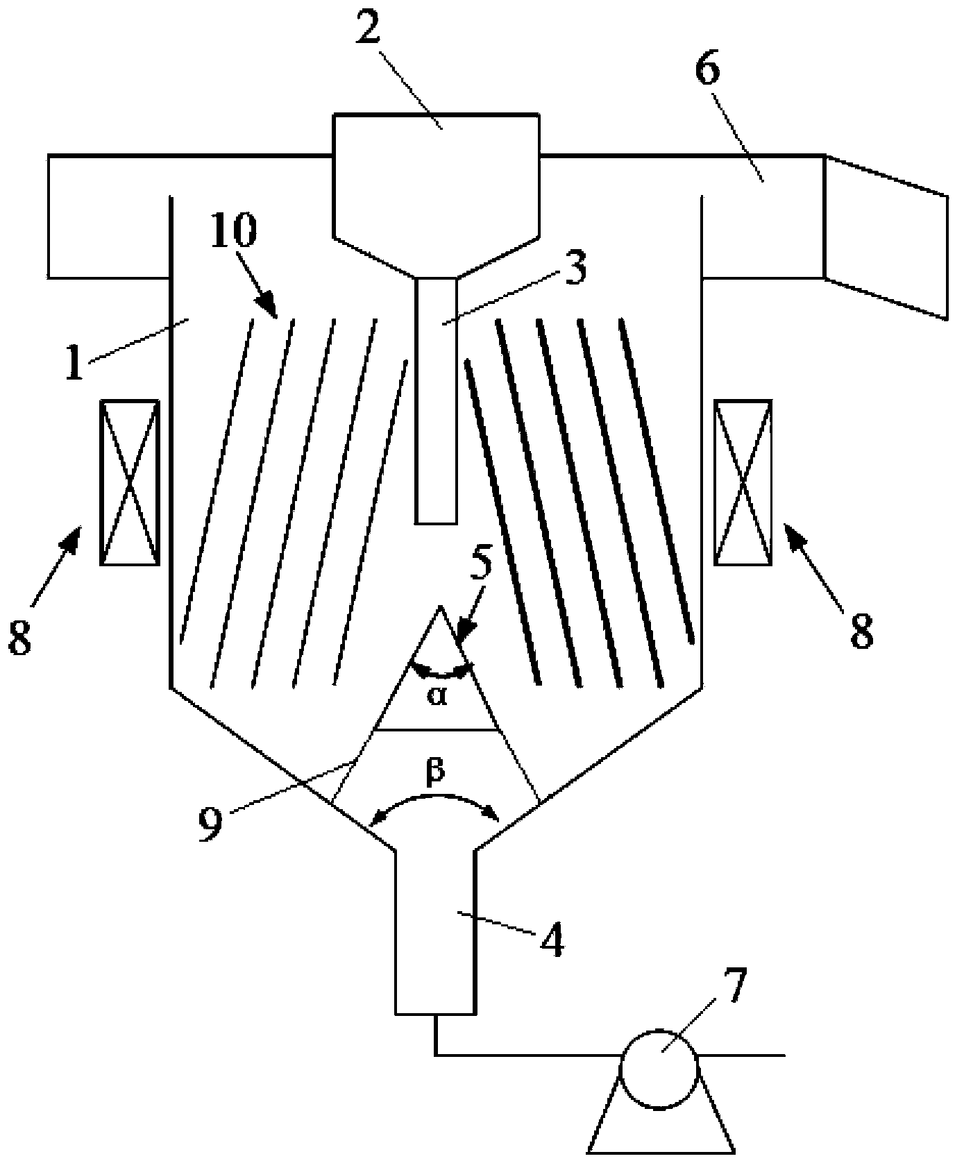 Fluid continuous-settlement iron-removal impurity-removal reactor