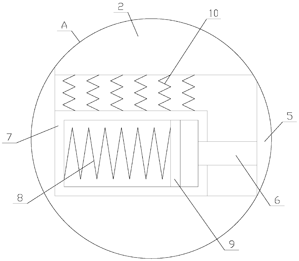 Hall current sensor with shock-absorbing function convenient for installation