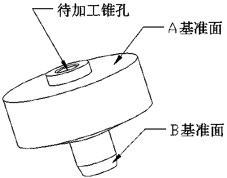 Impeller production clamp for passenger car turbocharger