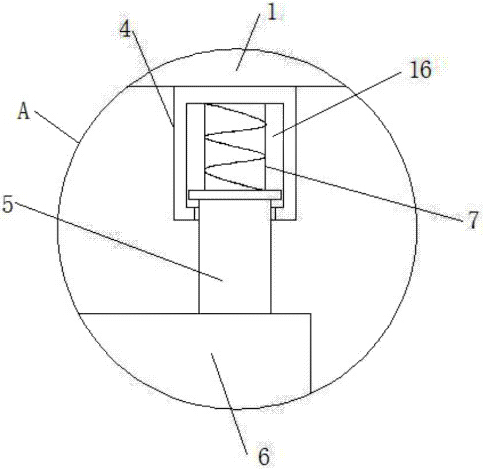 Clamping device of walking agricultural machine