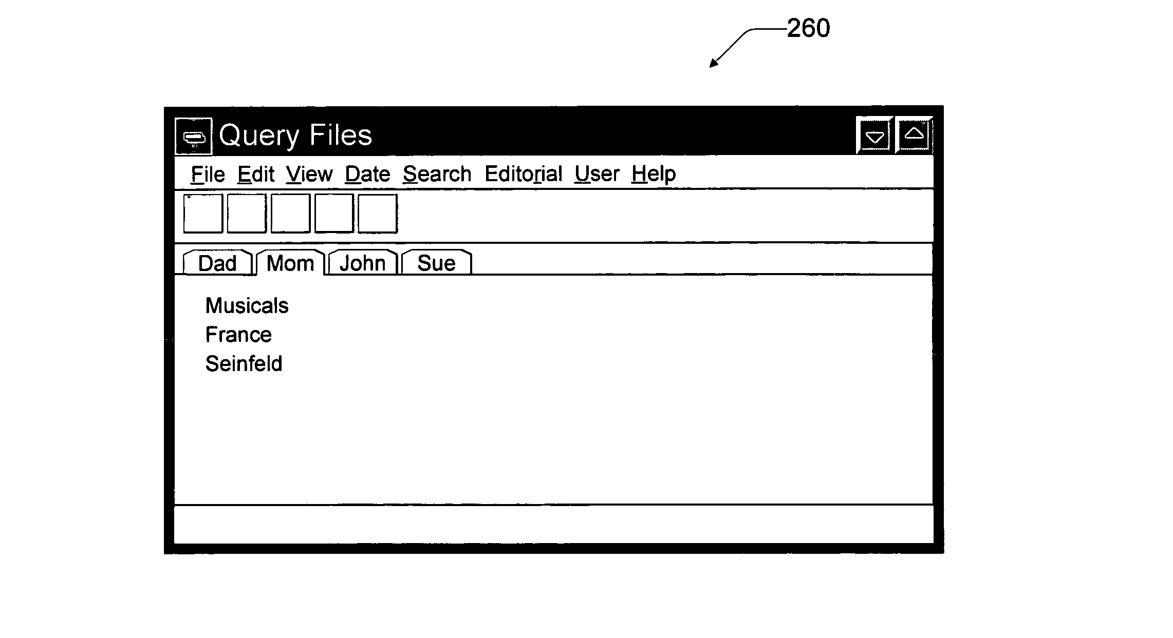 Query-based electronic program guide