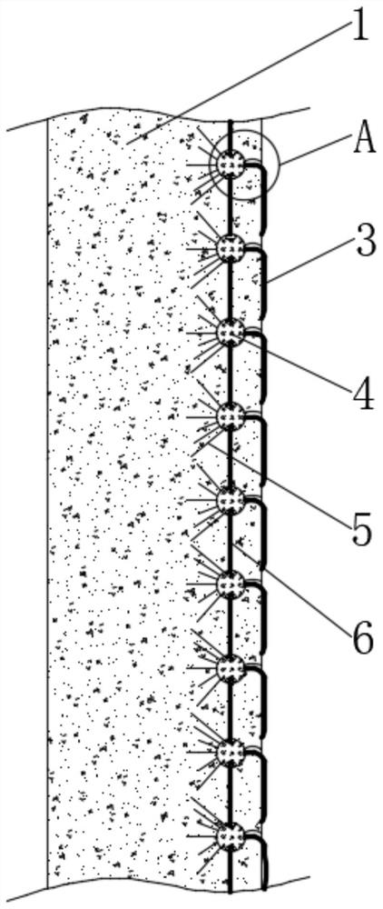 Fluff anti-seepage type concrete slab for building external wall