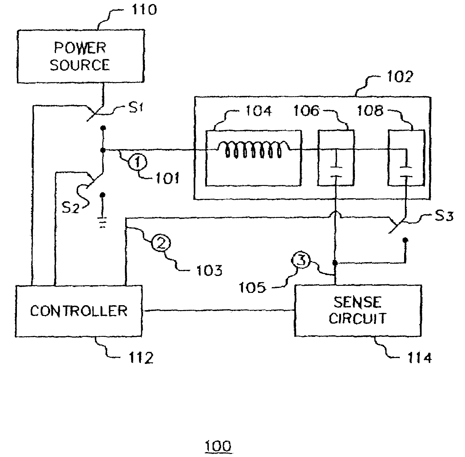 System, circuit and method for tuning a resonant circuit