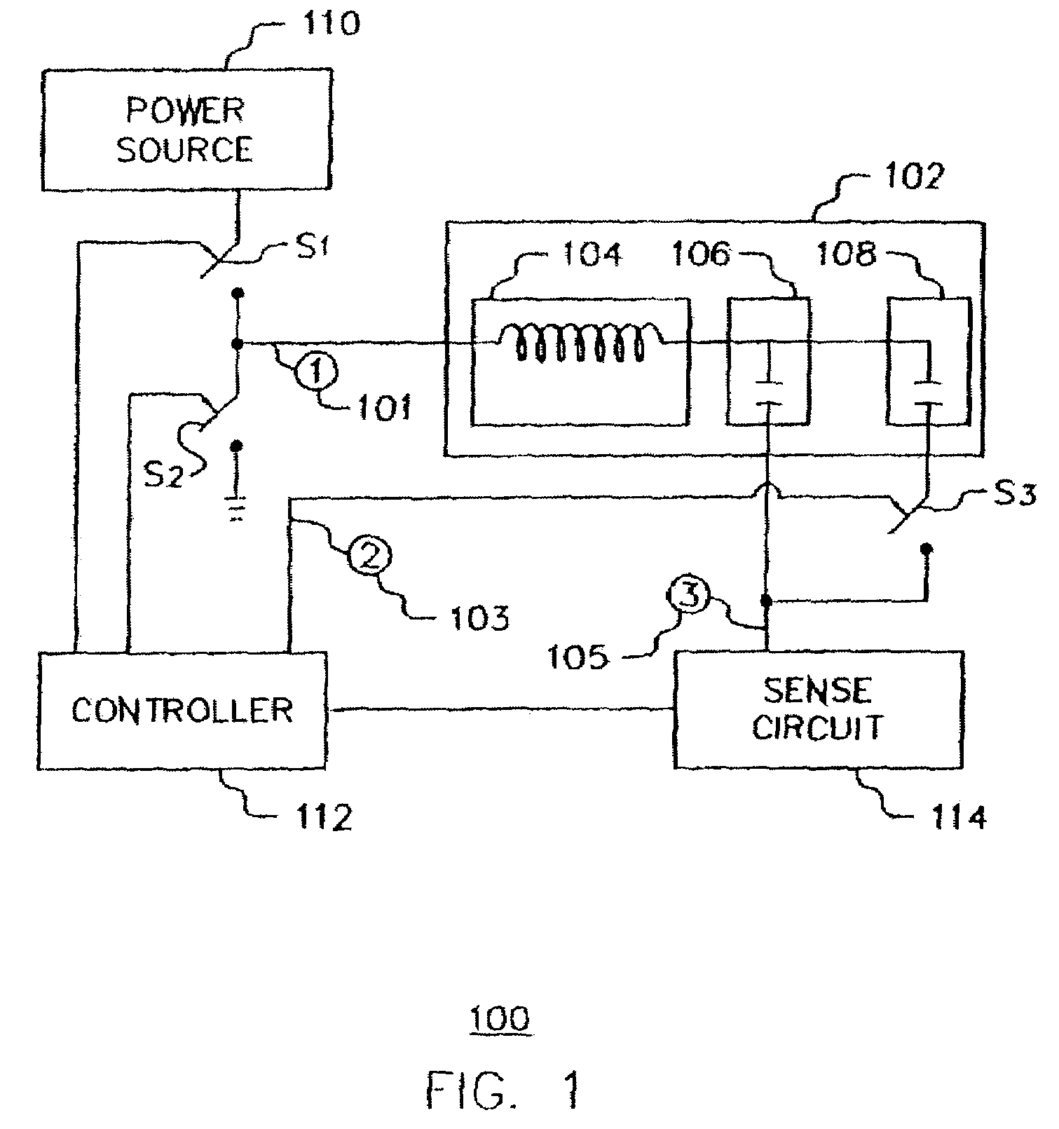 System, circuit and method for tuning a resonant circuit