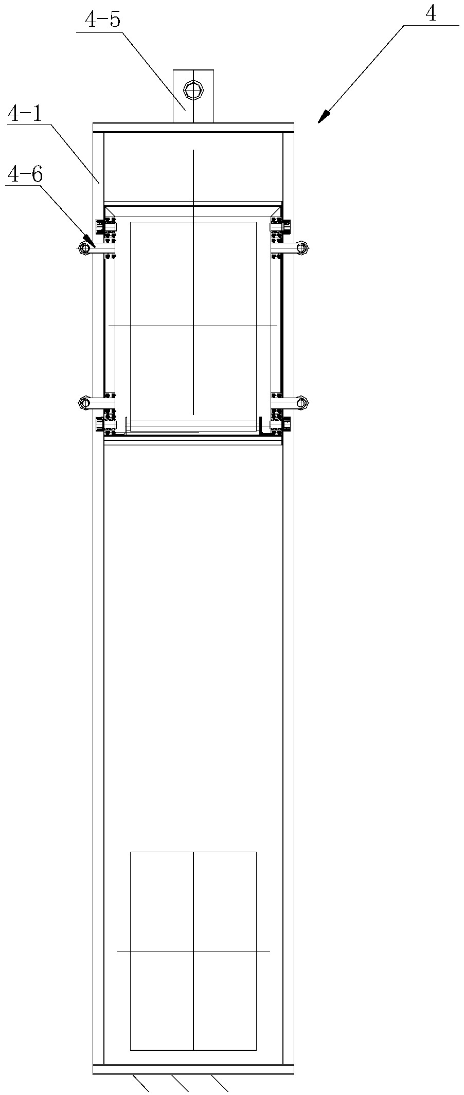 Accumulation type semi-automatic multi-layer garbage storage bin and its use method