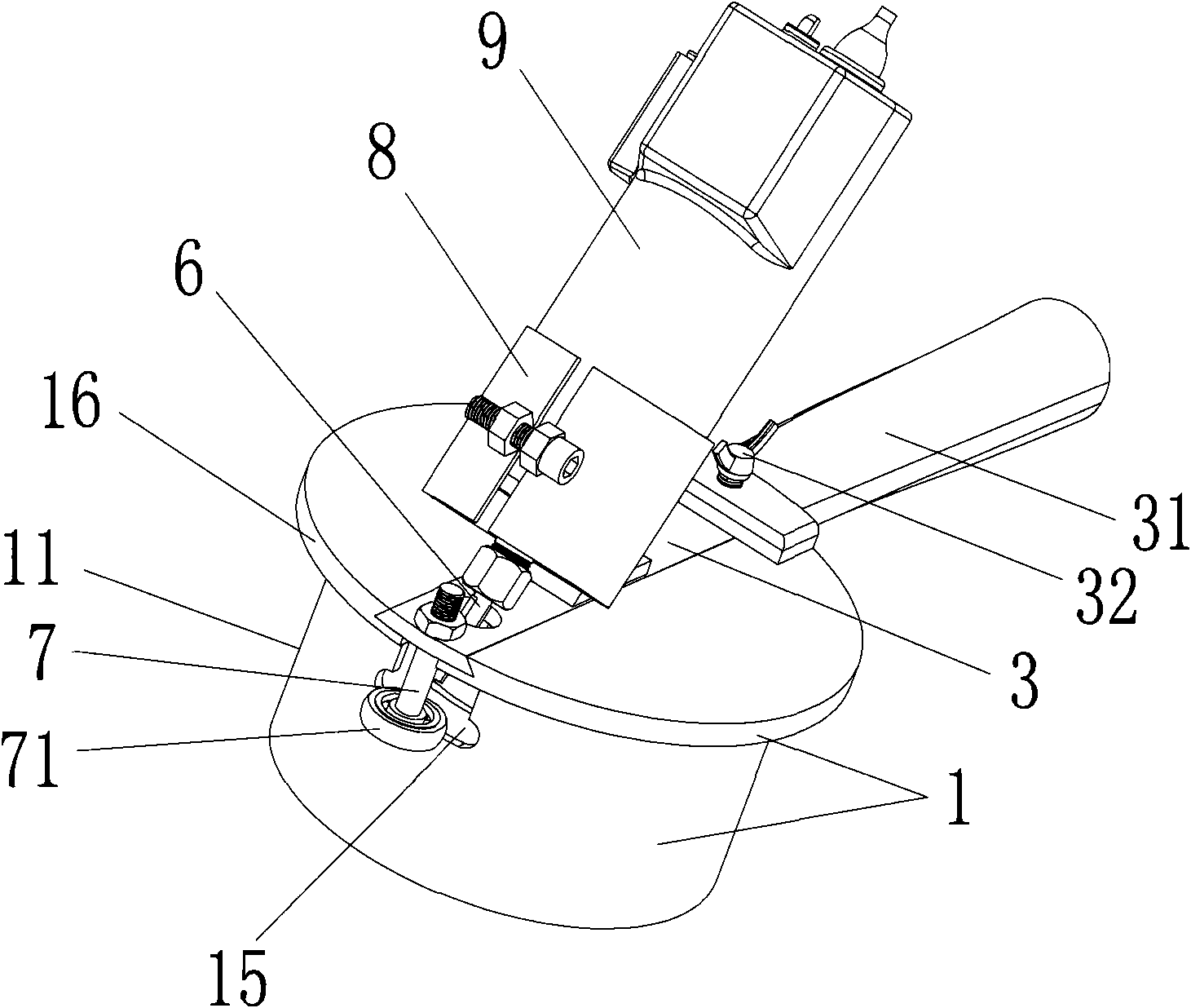 Pipe beveling machine