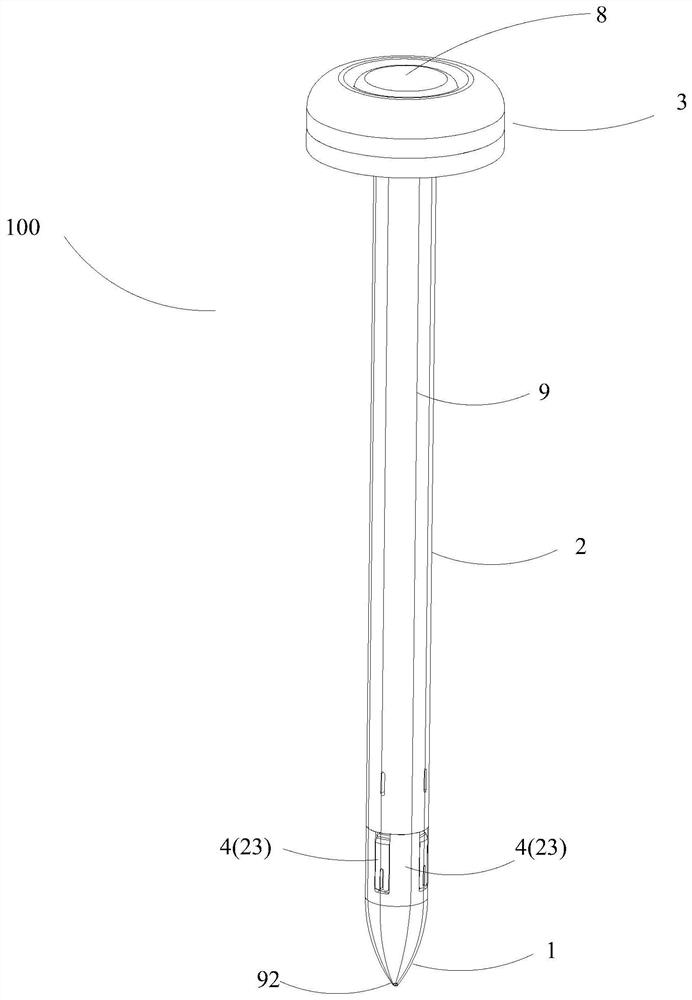 Piercing core assembly with suturing function and trocar