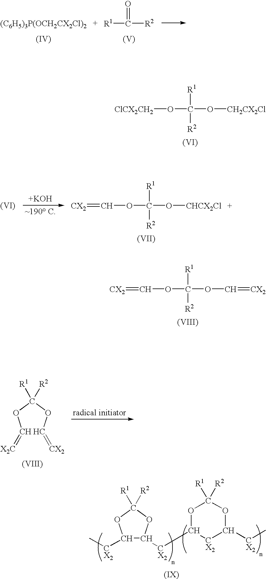 Polymeric fluorinated dioxole and medical devices comprising same