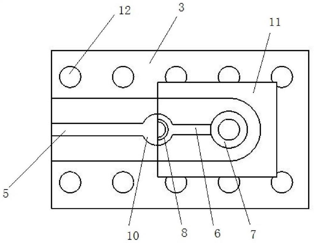 Modularized Pin-to-microstrip transition structure