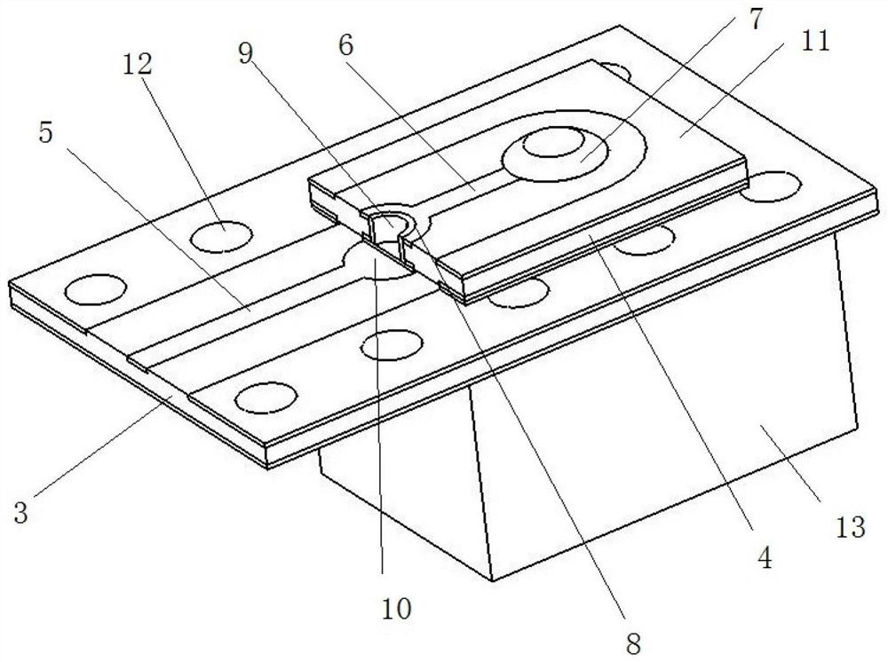 Modularized Pin-to-microstrip transition structure