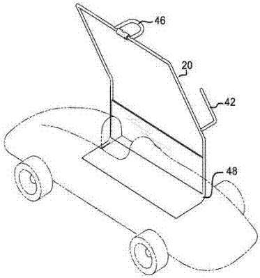 Multi-angle automobile lifting device and using method thereof