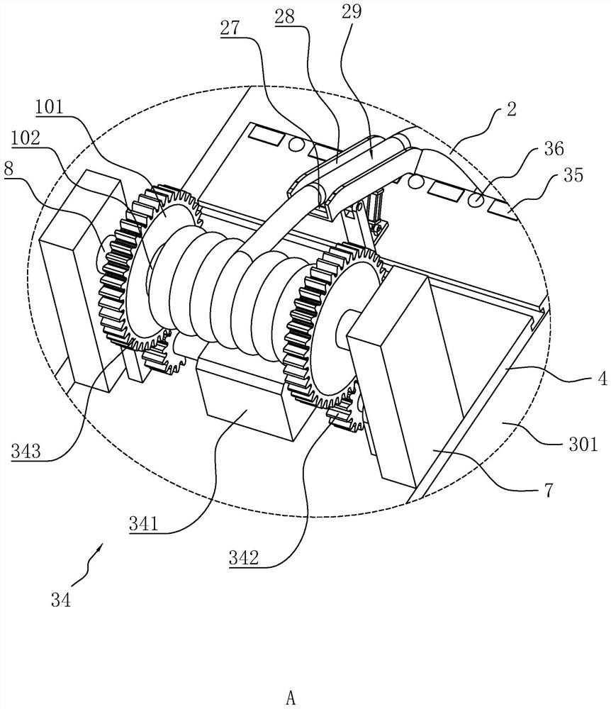 A cable ground laying device